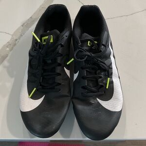 Nike Zoom Rival S Black and White Track Shoes